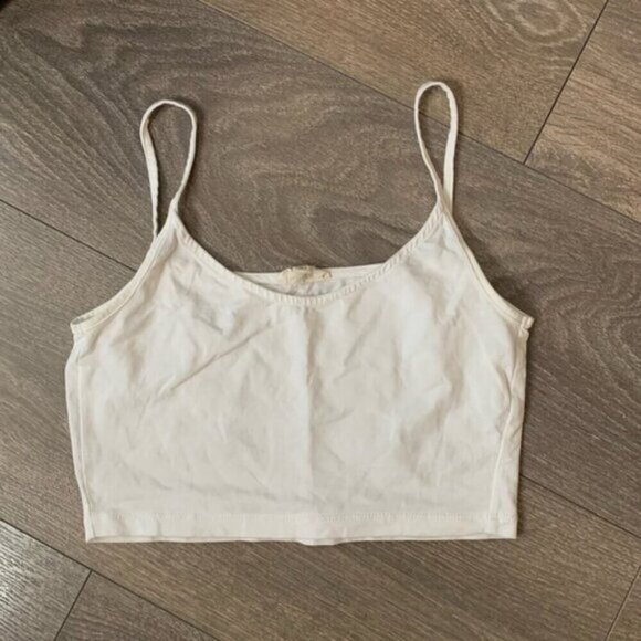 Wilfred Free Aritzia Women's Tank Top Cropped White Size XXS - Picture 5 of 14